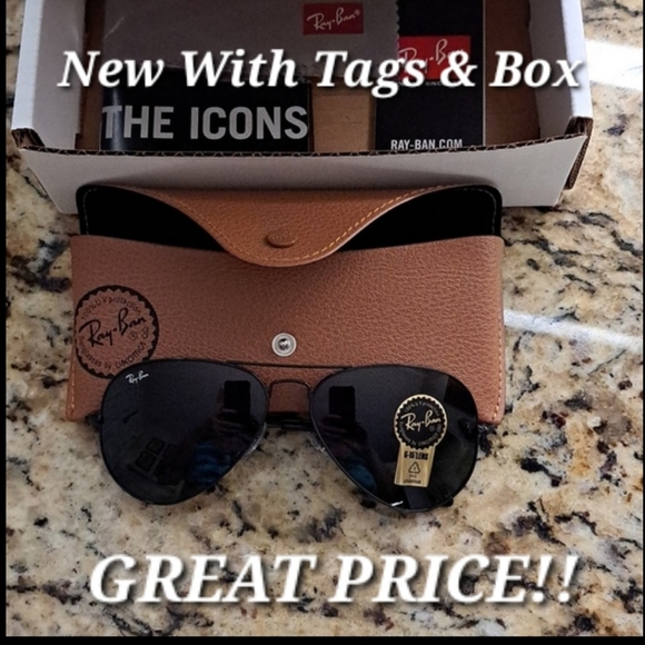 Ray-Ban Accessories - BRAND NEW! Ray-Ban Aviator Sunglasses Unisex